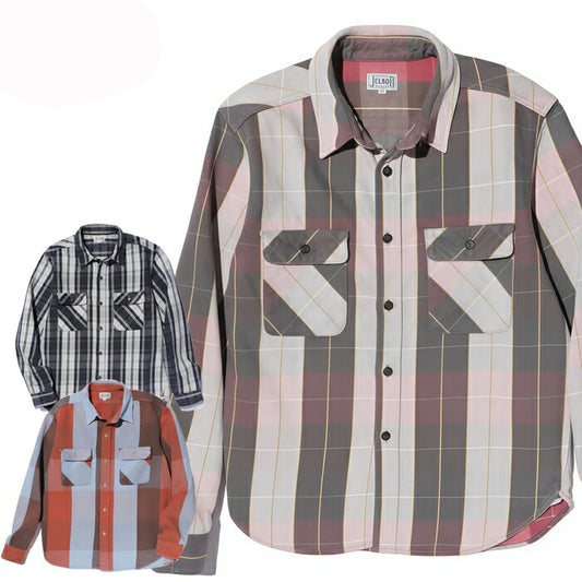 JELADO ジェラード シャツ ネルシャツ Unionworkers Shirt Short JP12106
