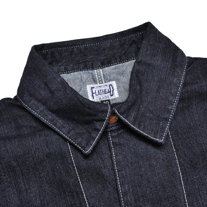 THE FLAT HEAD フラットヘッド ジャケット 10oz デニム カバーオール FN-OJ-DC002