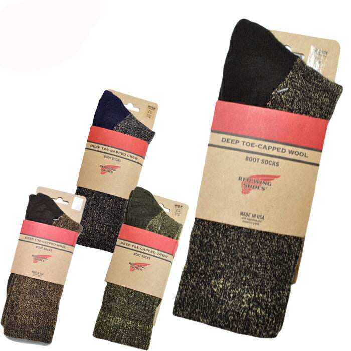 REDWING レッドウイング 靴下 Deep Toe-Capped Wool Socks ディープトゥキャップド ウールソックス
