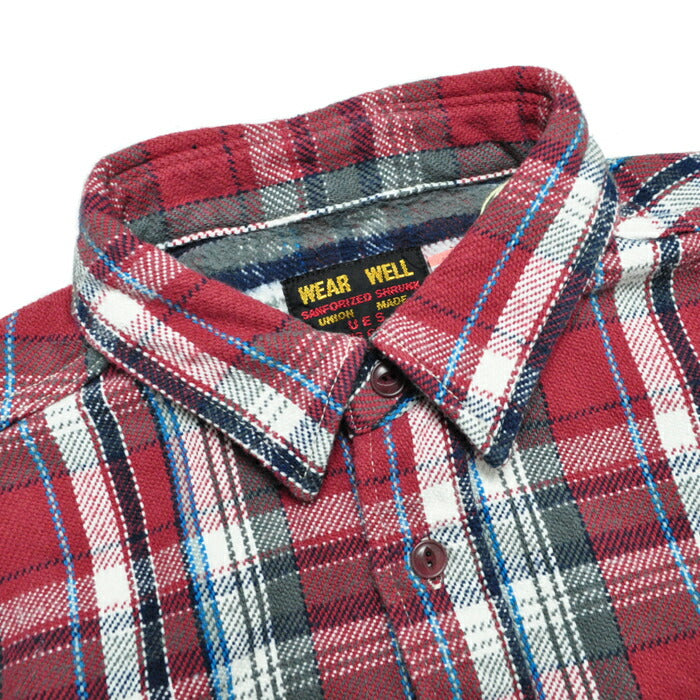 UES ウエス シャツ 先染ヘビーネルシャツ 502152