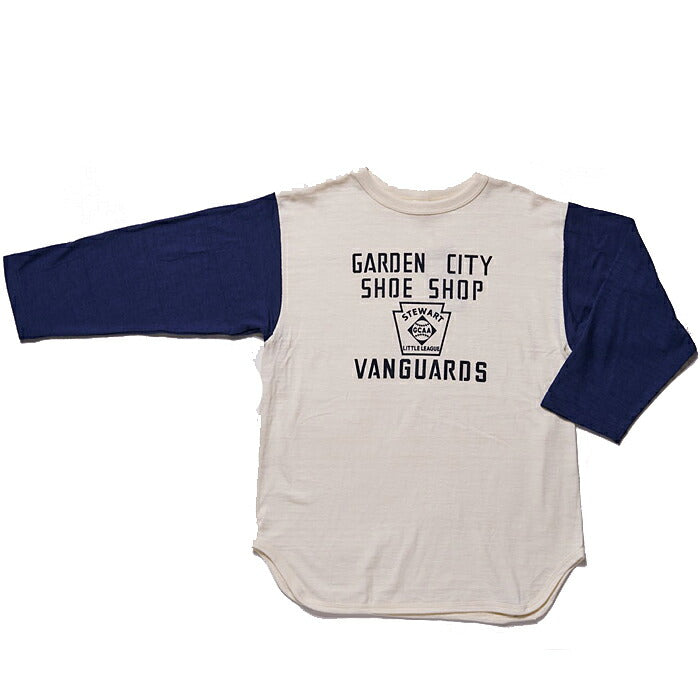 WAREHOUSE ウエアハウス Tシャツ Lot 4800 7分袖ベースボールT GARDEN CITY