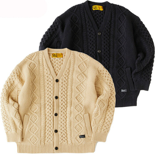 FAT エフエーティー ニット カーディガン ARANGAN F32520-KN04