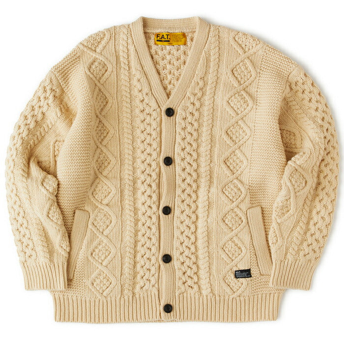 FAT エフエーティー ニット カーディガン ARANGAN F32520-KN04