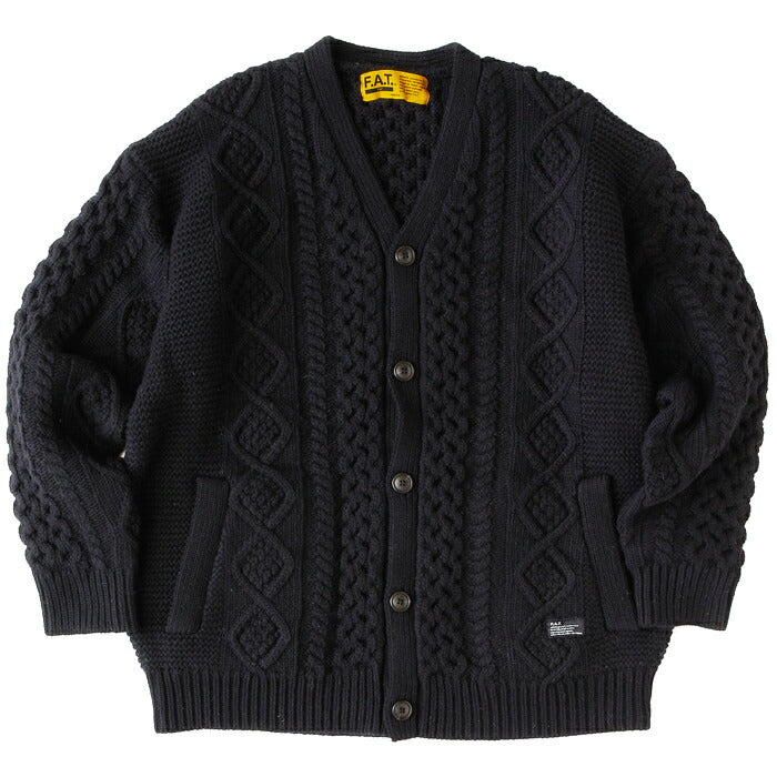 FAT エフエーティー ニット カーディガン ARANGAN F32520-KN04