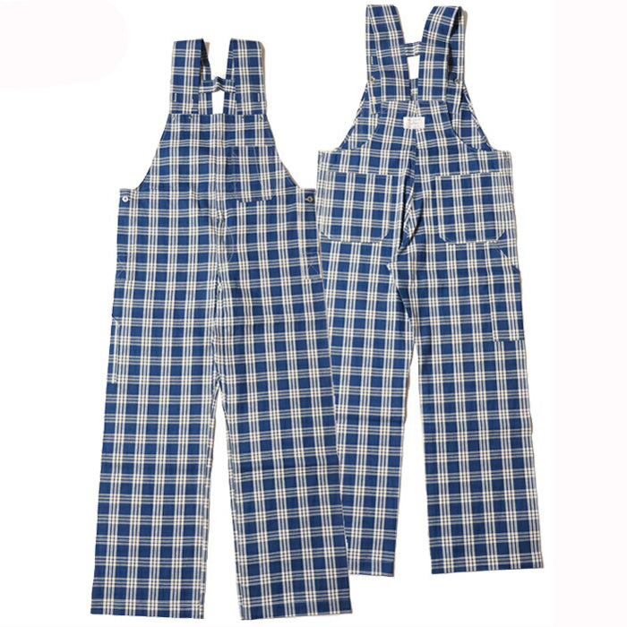 WAREHOUSE ウエアハウス オーバーオール Lot 1228 1930'S INDIGO BLUE and WHITE CHECK OVERALL
