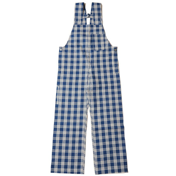 WAREHOUSE ウエアハウス オーバーオール Lot 1228 1930'S INDIGO BLUE and WHITE CHECK OVERALL