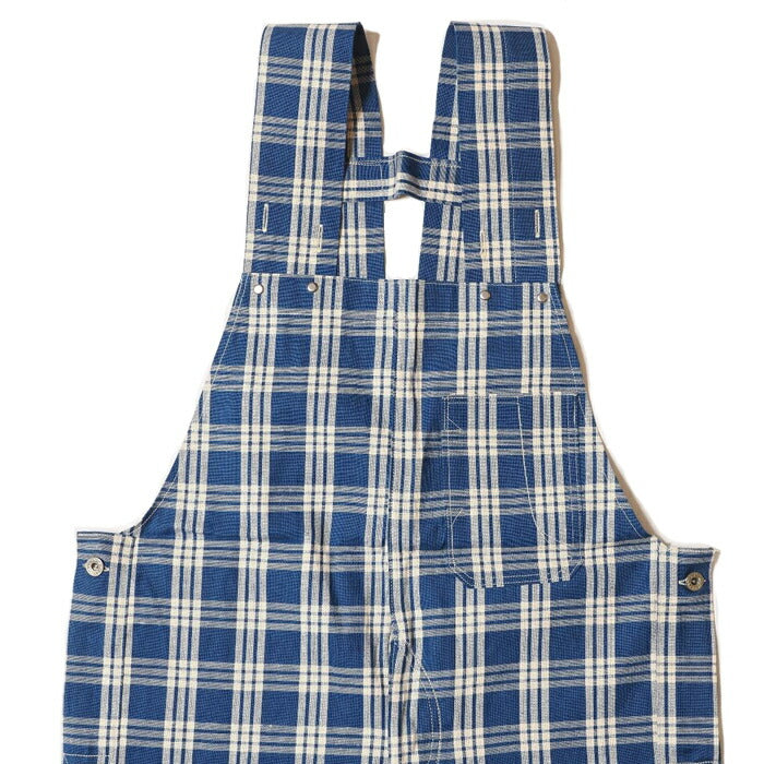 WAREHOUSE ウエアハウス オーバーオール Lot 1228 1930'S INDIGO BLUE and WHITE CHECK OVERALL