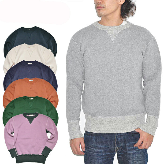 TWO MOON トゥームーン 丸胴両V スウェット トレーナー 92022