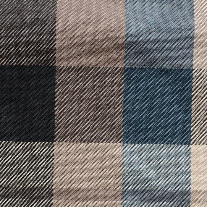 デラックスウエア DELUXEWARE ネルシャツ HV-57 50s BLUE KING メンズ