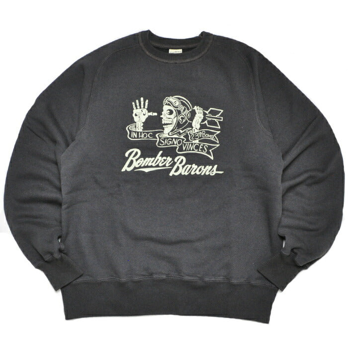 BUZZ RICKSON'S バズリクソンズ スウェット BR69637 FREEDOM SLEEVE SWEAT BOMBER BARONS トレーナー