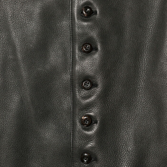 JELADO ジェラード レザージャケット The 2 Monkeys ザ・トゥーモンキーズ Round-neck Leather Waistcoat TM03430