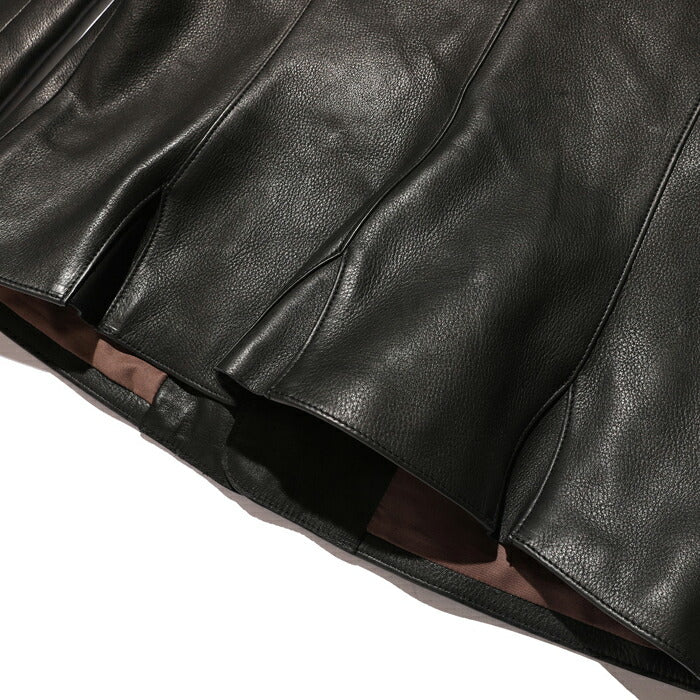 JELADO ジェラード レザージャケット The 2 Monkeys ザ・トゥーモンキーズ Round-neck Leather Waistcoat TM03430