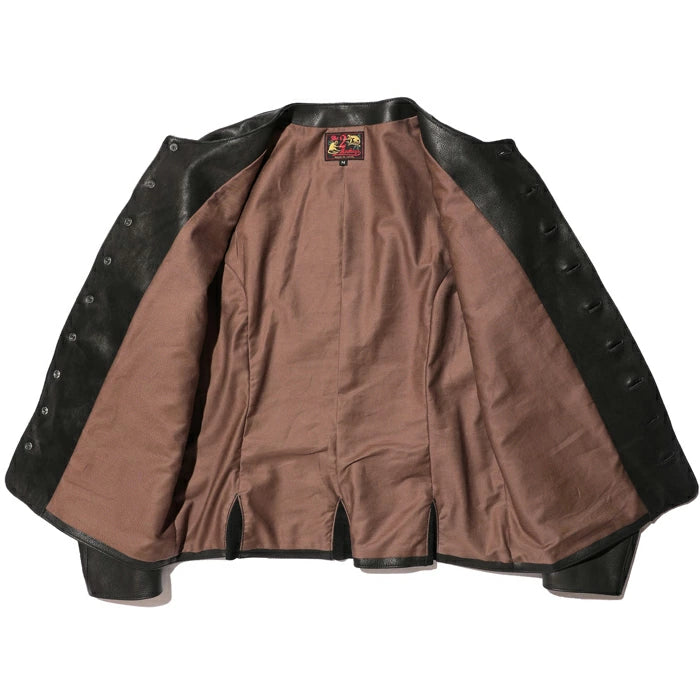 JELADO ジェラード レザージャケット The 2 Monkeys ザ・トゥーモンキーズ Round-neck Leather Waistcoat TM03430