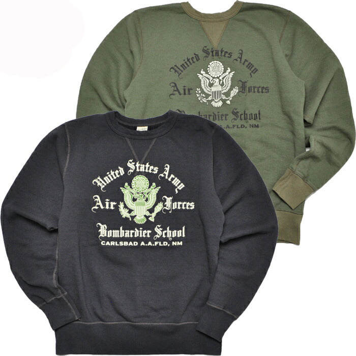 BUZZ RICKSON'S バズリクソンズ スウェット BR69692 SET-IN CREW NECK SWEAT SHIRT U.S.ARMY AIR FORCES BOMB SCHOOL トレーナー