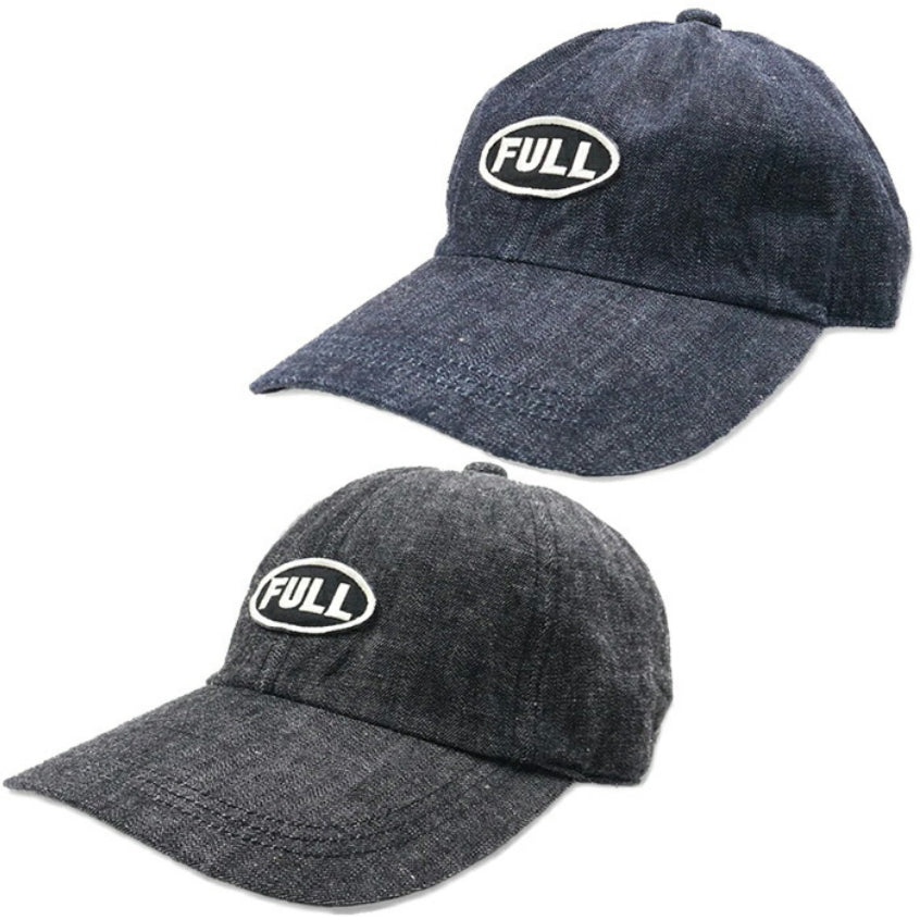 FULLCOUNT フルカウント キャップ Black FULL Wappen Denim Cap 6770-26 デニムキャップ