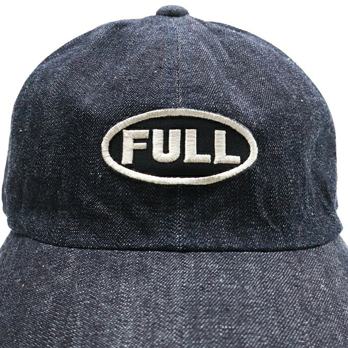 FULLCOUNT フルカウント キャップ Black FULL Wappen Denim Cap 6770-26 デニムキャップ