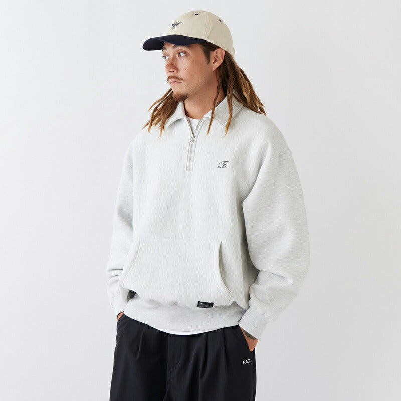 FAT エフエーティー スウェット CALLIGRUP F32610-SW06 ハーフジップスウェット