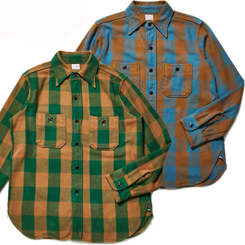 WAREHOUSE ウエアハウス ネルシャツ Lot 3104 FLANNEL SHIRTS A柄 ONE WASH メンズ チェック