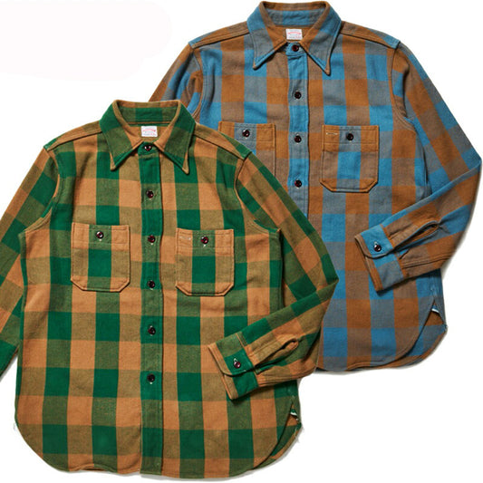 WAREHOUSE ウエアハウス ネルシャツ Lot 3104 FLANNEL SHIRTS A柄 ONE WASH メンズ チェック