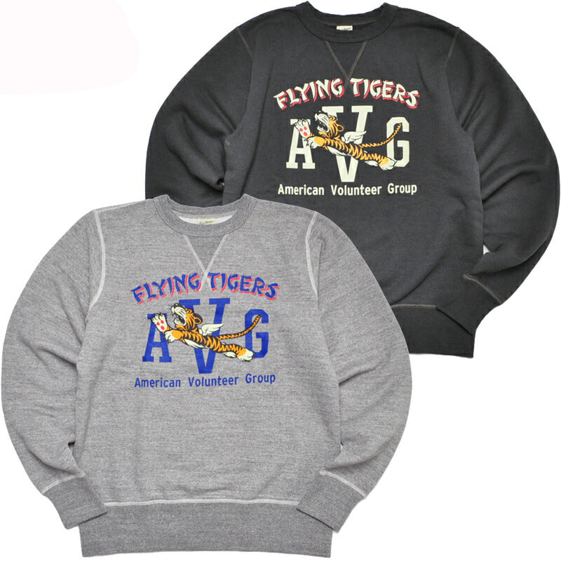 BUZZ RICKSON'S バズリクソンズ スウェット BR69697 SET-IN CREW NECK SWEAT SHIRT FLYING TIGERS トレーナー