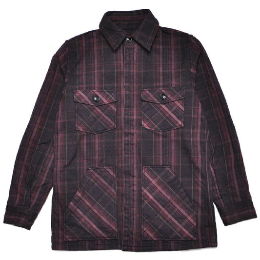 デラックスウエア DELUXEWARE シャツ ジャケット HVJ-58 HUNTHING HEAVY NEL SHIRT