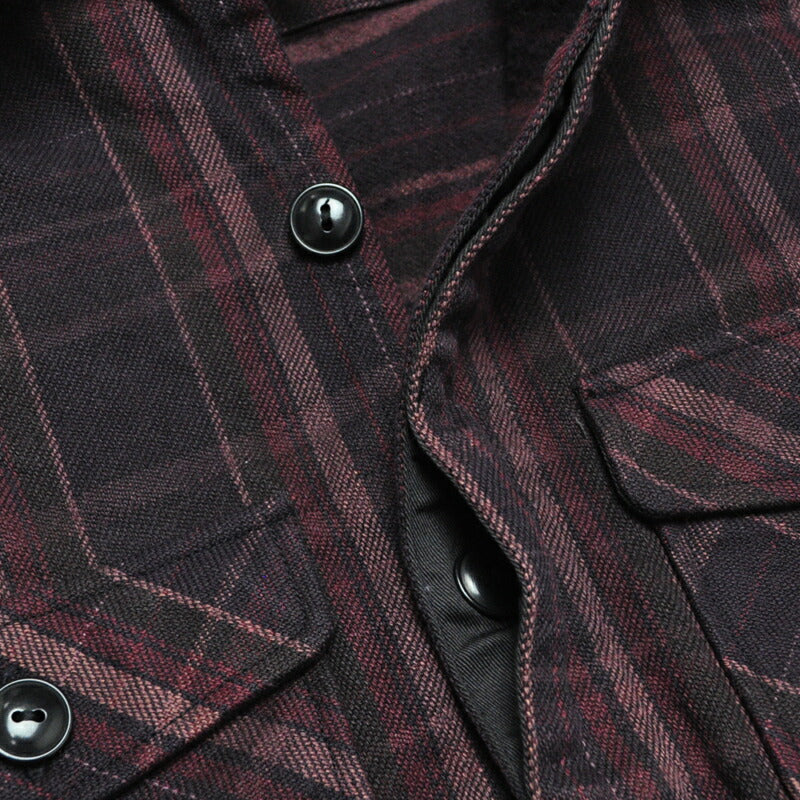 デラックスウエア DELUXEWARE シャツ ジャケット HVJ-58 HUNTHING HEAVY NEL SHIRT