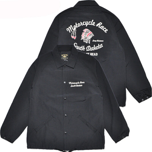THE FLAT HEAD フラットヘッド ジャケット ロクヨンクロス コーチジャケット MOTORCYCLE RACE FN-OJ-NC006