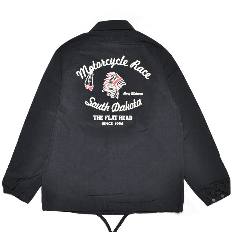 THE FLAT HEAD フラットヘッド ジャケット ロクヨンクロス コーチジャケット MOTORCYCLE RACE FN-OJ-NC006