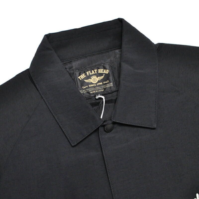 THE FLAT HEAD フラットヘッド ジャケット ロクヨンクロス コーチジャケット MOTORCYCLE RACE FN-OJ-NC006