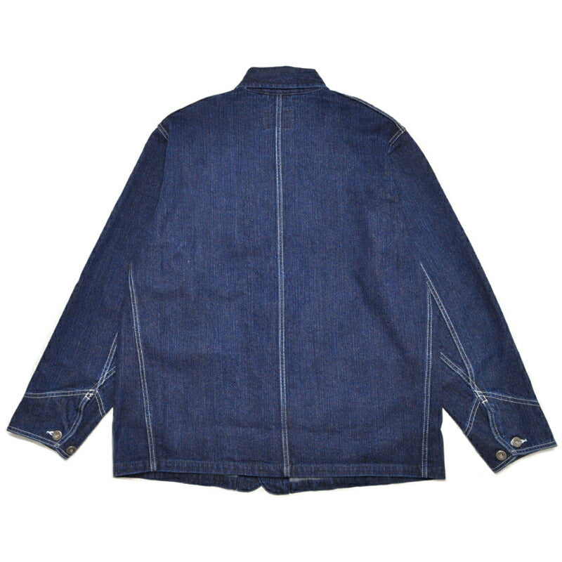 THE FLAT HEAD フラットヘッド ジャケット 12.5oz 左綾ジンバブエコットン デニムカバーオール フェード加工 FN-OJ-DC201F