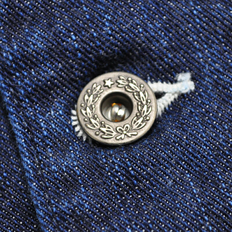 THE FLAT HEAD フラットヘッド ジャケット 12.5oz 左綾ジンバブエコットン デニムカバーオール フェード加工 FN-OJ-DC201F