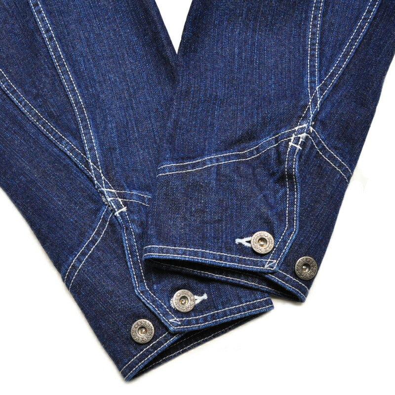 THE FLAT HEAD フラットヘッド ジャケット 12.5oz 左綾ジンバブエコットン デニムカバーオール フェード加工 FN-OJ-DC201F