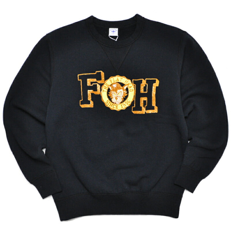 THE FLAT HEAD フラットヘッド スウェット クルーネックスウェット 裏起毛 FLUCKY FN-SWC-218