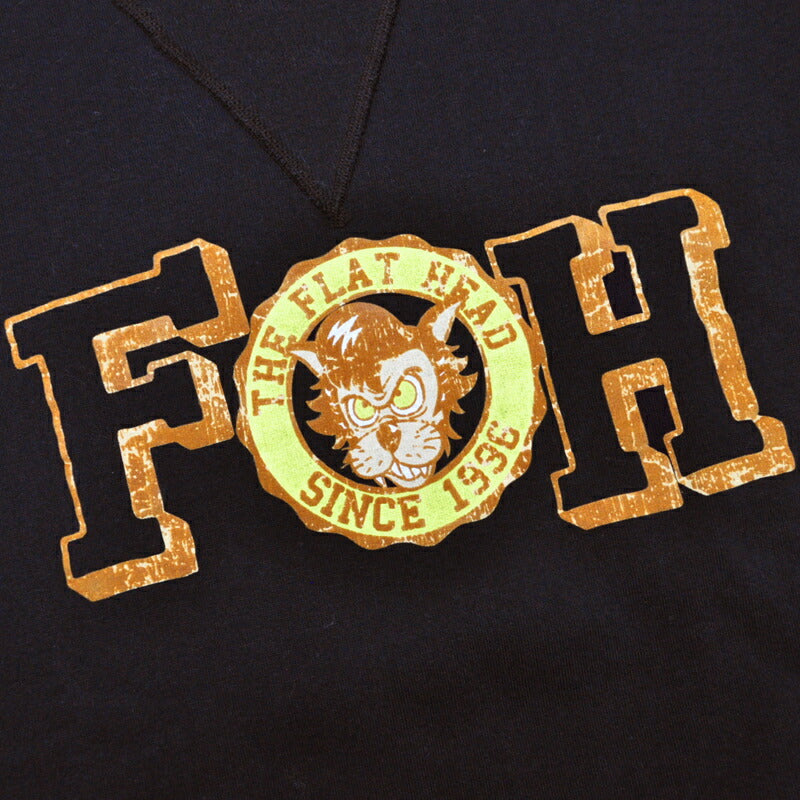 THE FLAT HEAD フラットヘッド スウェット クルーネックスウェット 裏起毛 FLUCKY FN-SWC-218