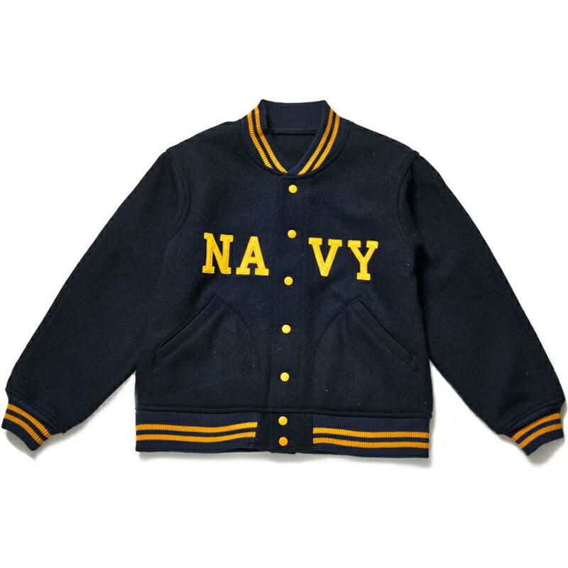 WAREHOUSE ウエアハウス ジャケット スタジャン Lot 2240 1950'S NAVY VARSITY JACKET アップリケ