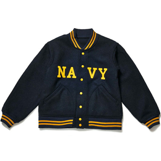 WAREHOUSE ウエアハウス ジャケット スタジャン Lot 2240 1950'S NAVY VARSITY JACKET アップリケ