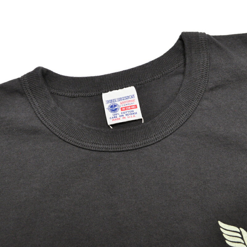 BUZZ RICKSON'S バズリクソンズ Tシャツ 長袖 L/S T-SHIRT 381st BOMB.GROUP" BR69699