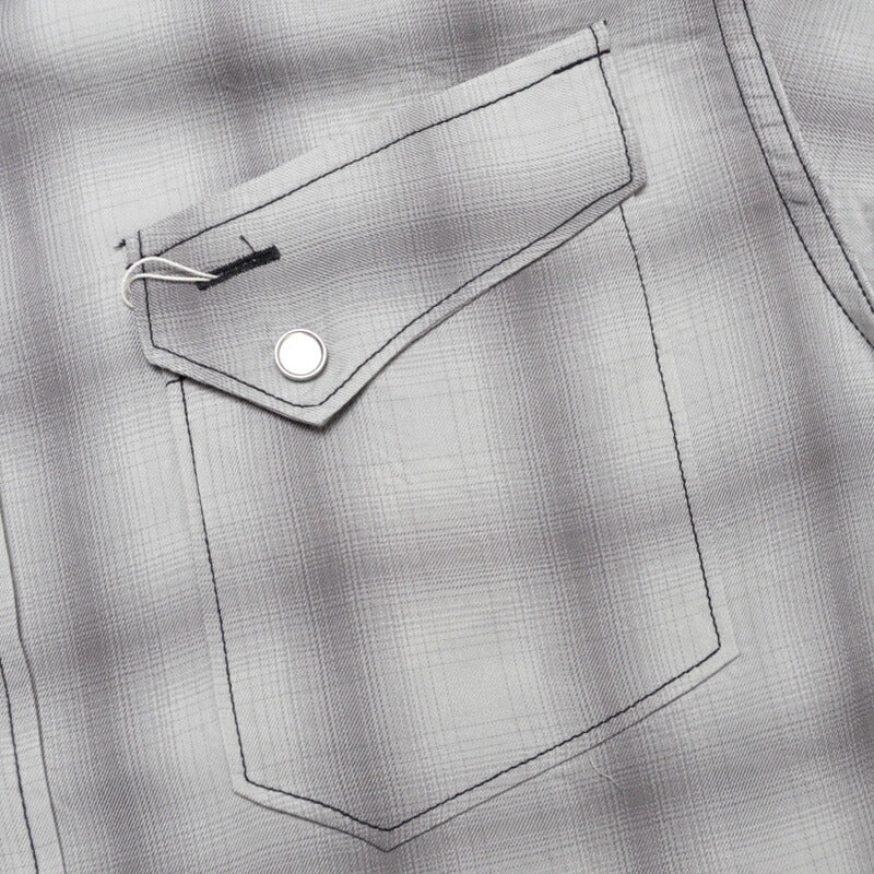 シュガーケーン SUGAR CANE シャツ SC29688 OMBRE CHECK L/S WESTERN SHIRT
