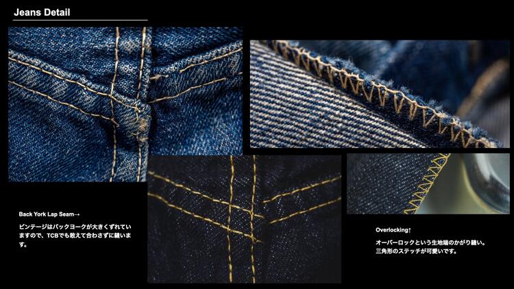 TCB JEANS TCB ジーンズ Late S40's Jeans 13.5oz 大戦モデル ジーンズ デニム
