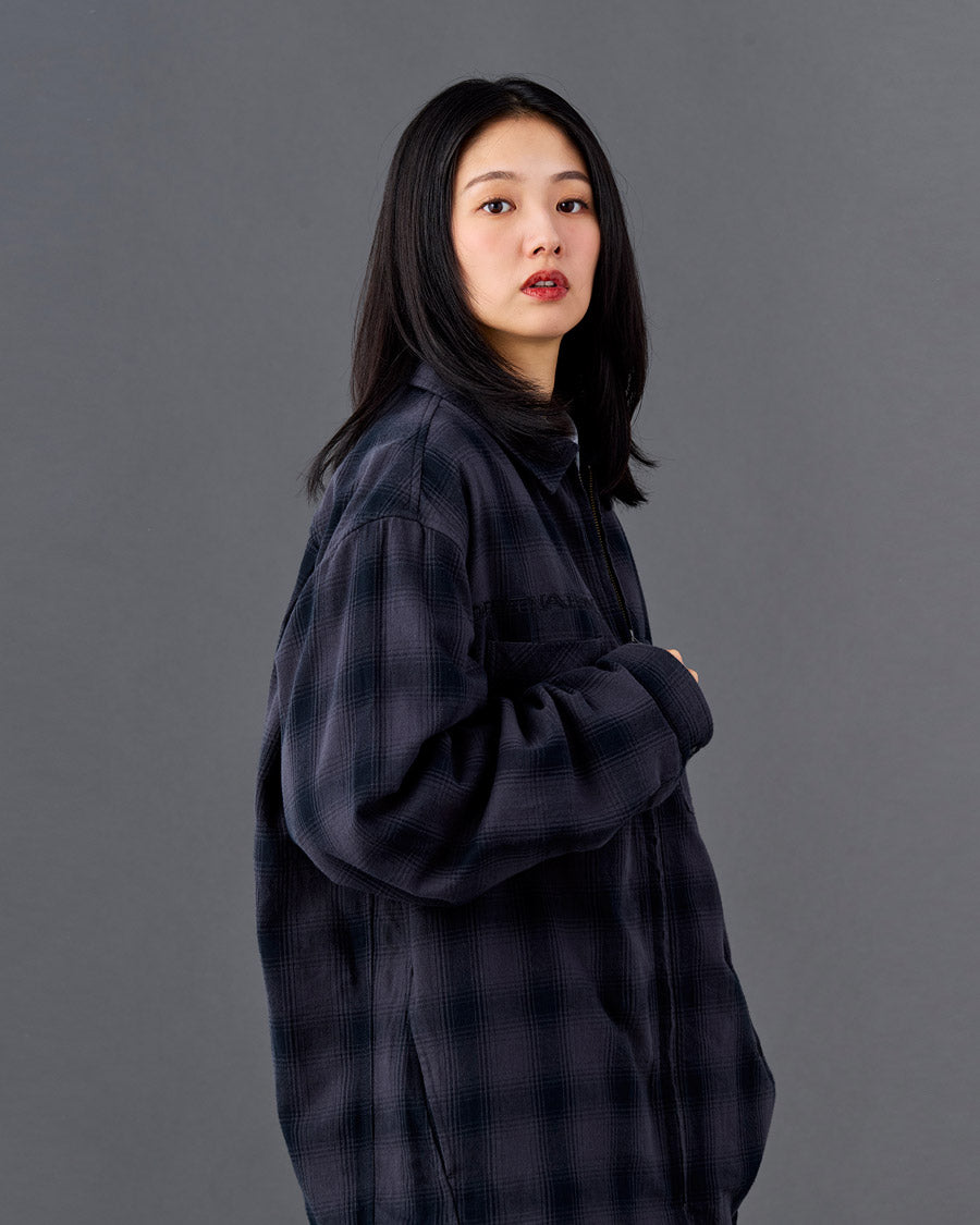 Liberaiders リベレイダース シャツ OMBRE ZIP SHIRT 731022601 シャツジャケット
