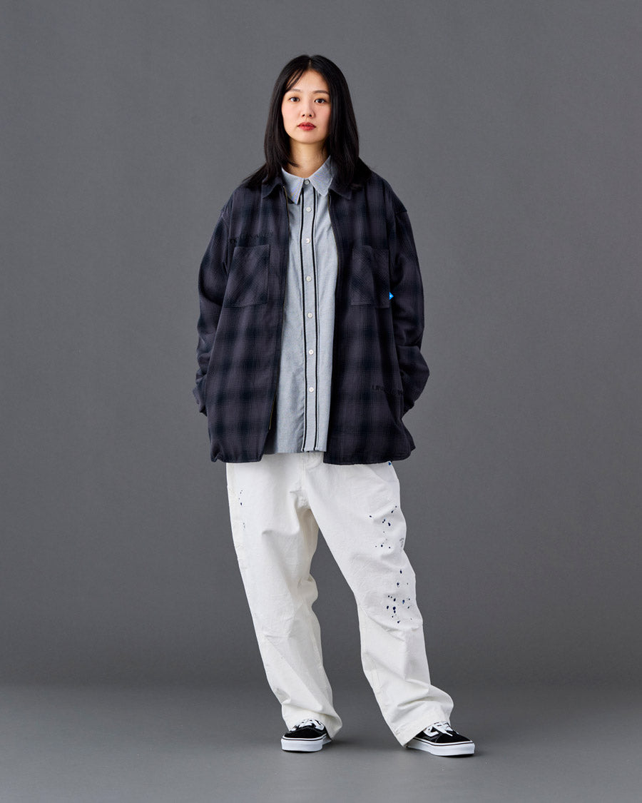 Liberaiders リベレイダース シャツ OMBRE ZIP SHIRT 731022601 シャツジャケット