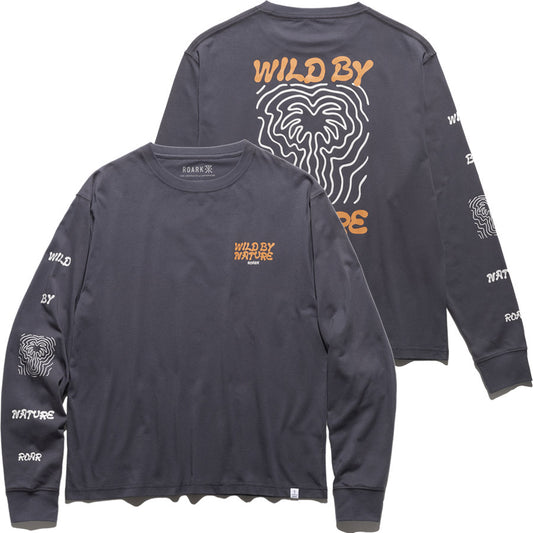 ROARK ロアーク Tシャツ "WILD BY NATURE" L/S TEE RLTJ1201 ロンT