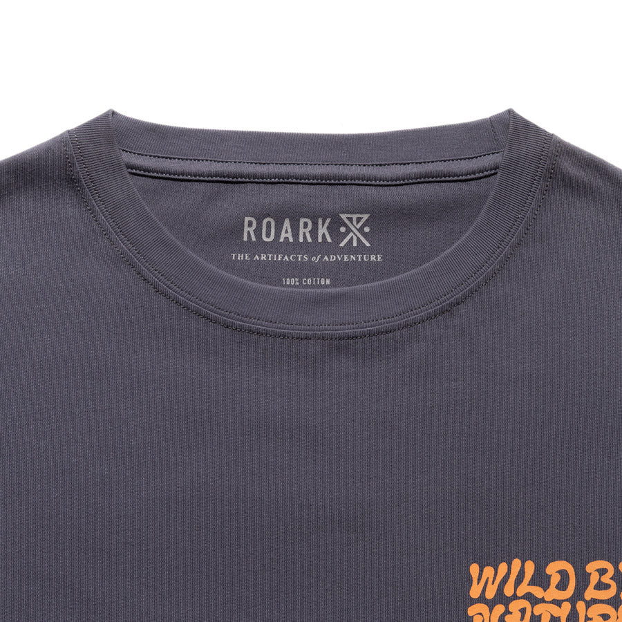 ROARK ロアーク Tシャツ "WILD BY NATURE" L/S TEE RLTJ1201 ロンT