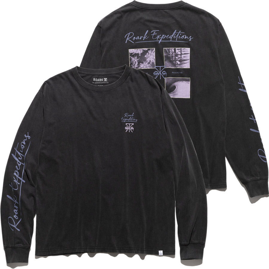 ROARK ロアーク Tシャツ "EXPEDITIONS PHOTO" WELL WORN L/S TEE RLTJ1202 ロンT