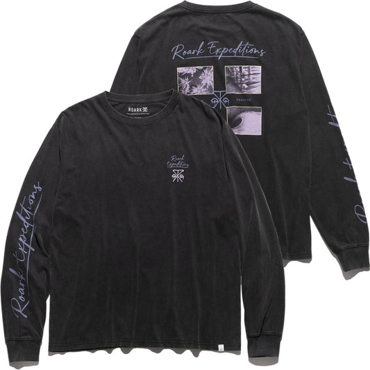 ROARK ロアーク Tシャツ "EXPEDITIONS PHOTO" WELL WORN L/S TEE RLTJ1202 ロンT