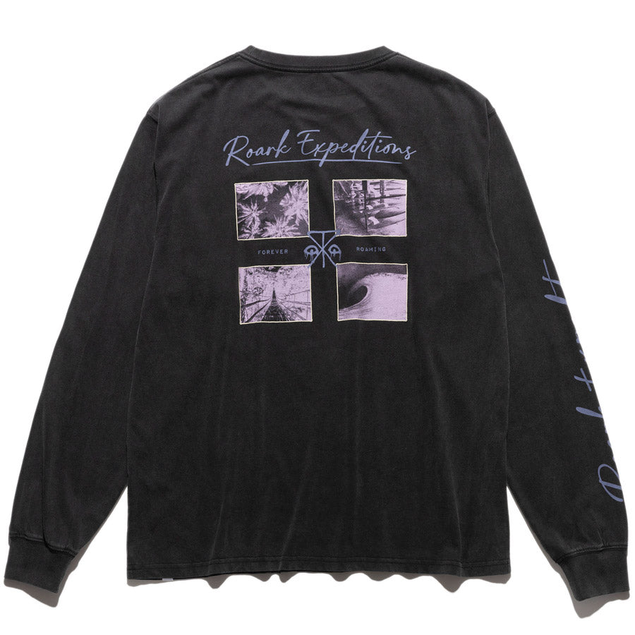 ROARK ロアーク Tシャツ "EXPEDITIONS PHOTO" WELL WORN L/S TEE RLTJ1202 ロンT