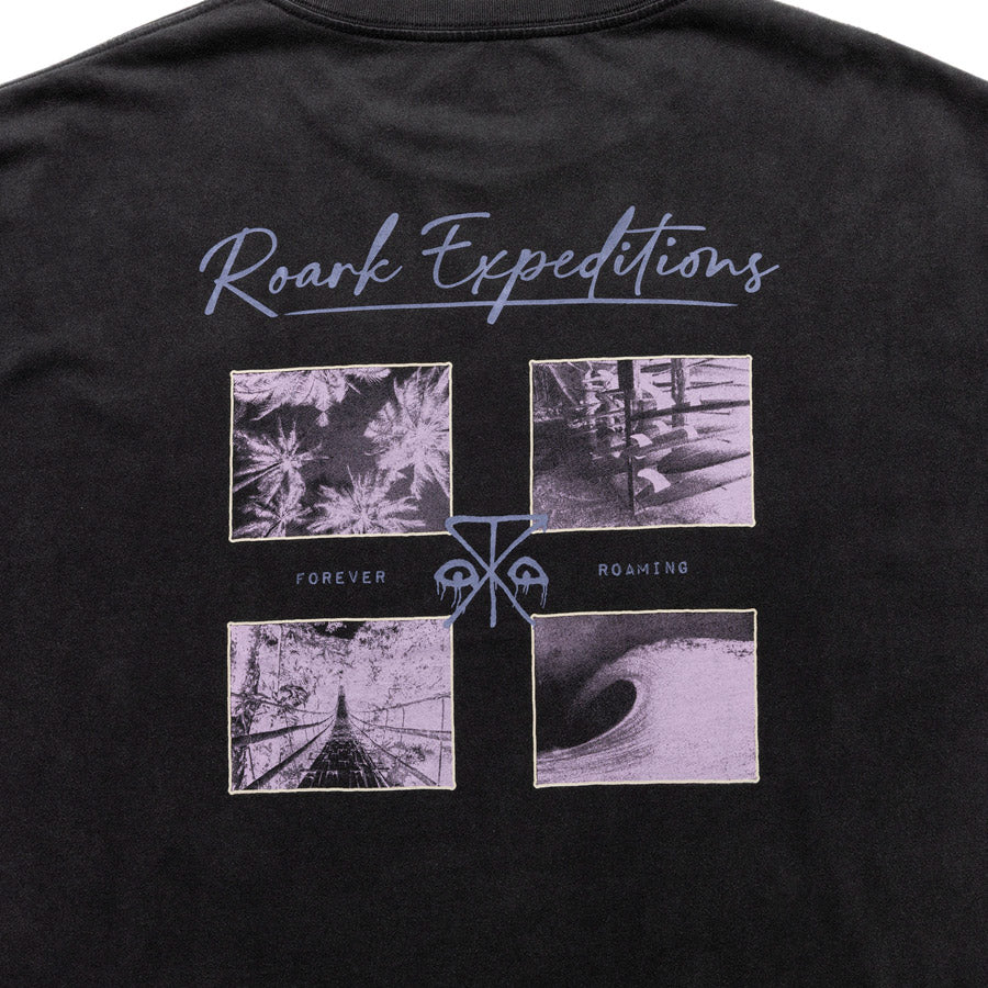 ROARK ロアーク Tシャツ "EXPEDITIONS PHOTO" WELL WORN L/S TEE RLTJ1202 ロンT