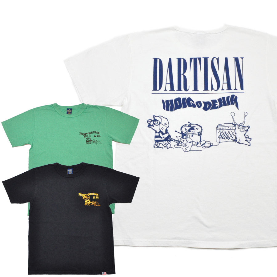 ダルチザン STUDIO D'ARTISAN Tシャツ USプリントTシャツ 8212B