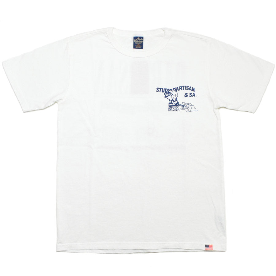 ダルチザン STUDIO D'ARTISAN Tシャツ USプリントTシャツ 8212B