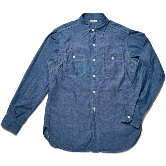 WAREHOUSE ウエアハウス シャツ シャンブレーシャツ Lot 3064 VENTILATION TRIPLE STITCH CHAMBRAY SHIRTS